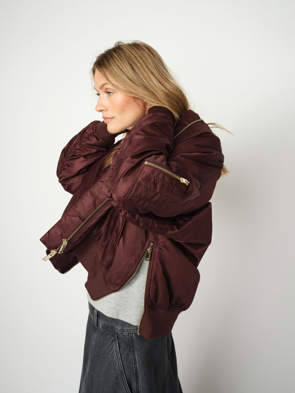 Ruby bomberjakke - Fudge