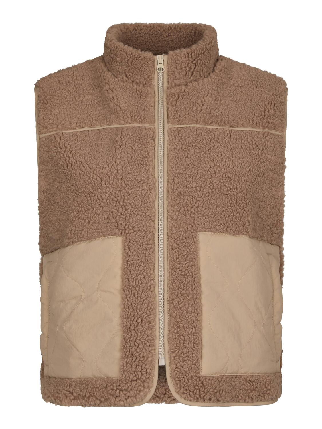Scout teddyvest - Taupe