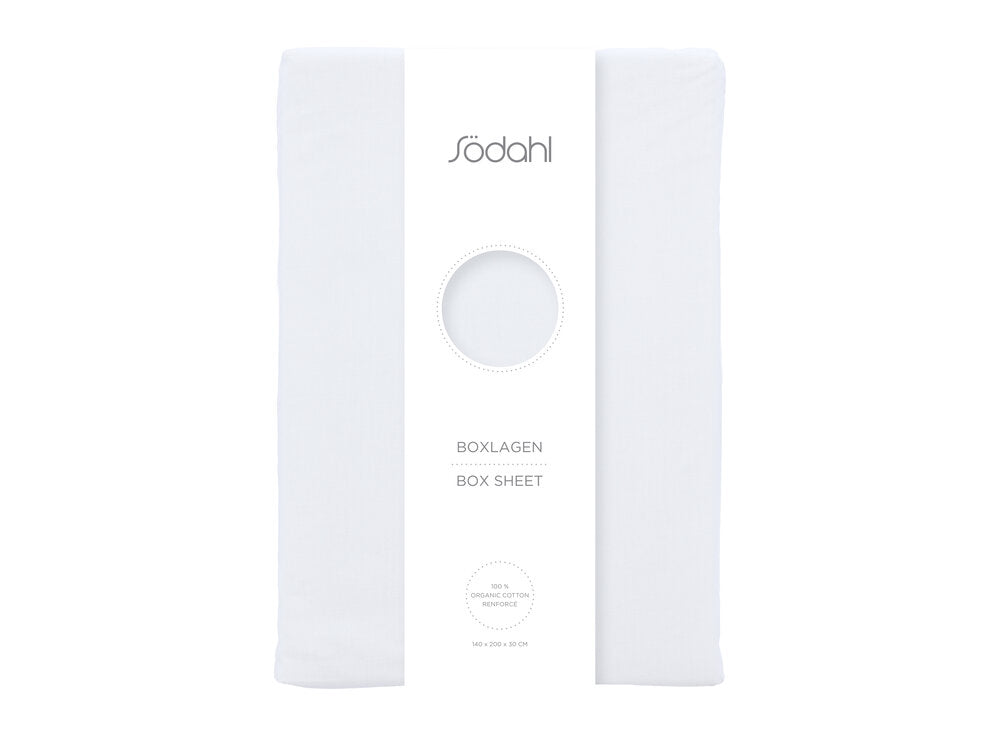 Boxlagen Calm hvid - 140x200x30 cm