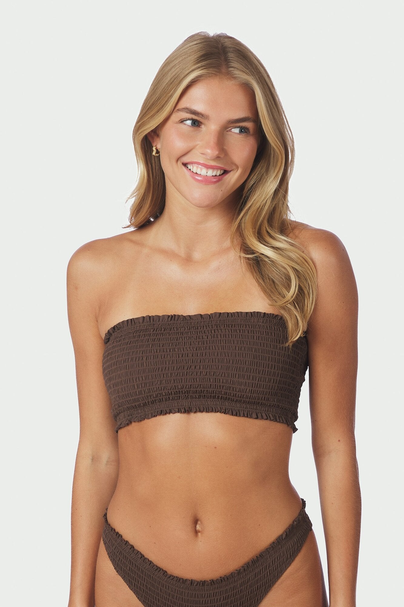 Skin Lobster bikinitop - brun