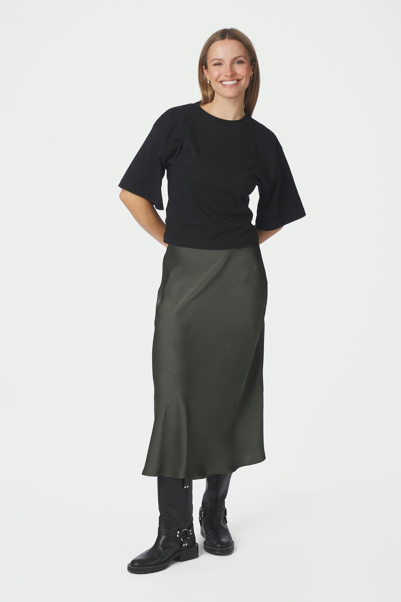Bovary nederdel - Deep Green