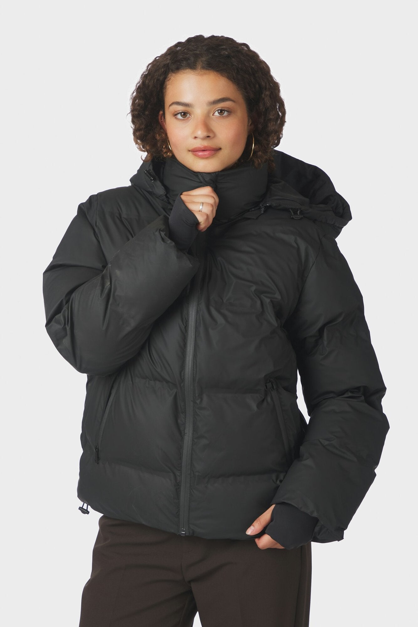 Fox Puffer dunjakke - Sort