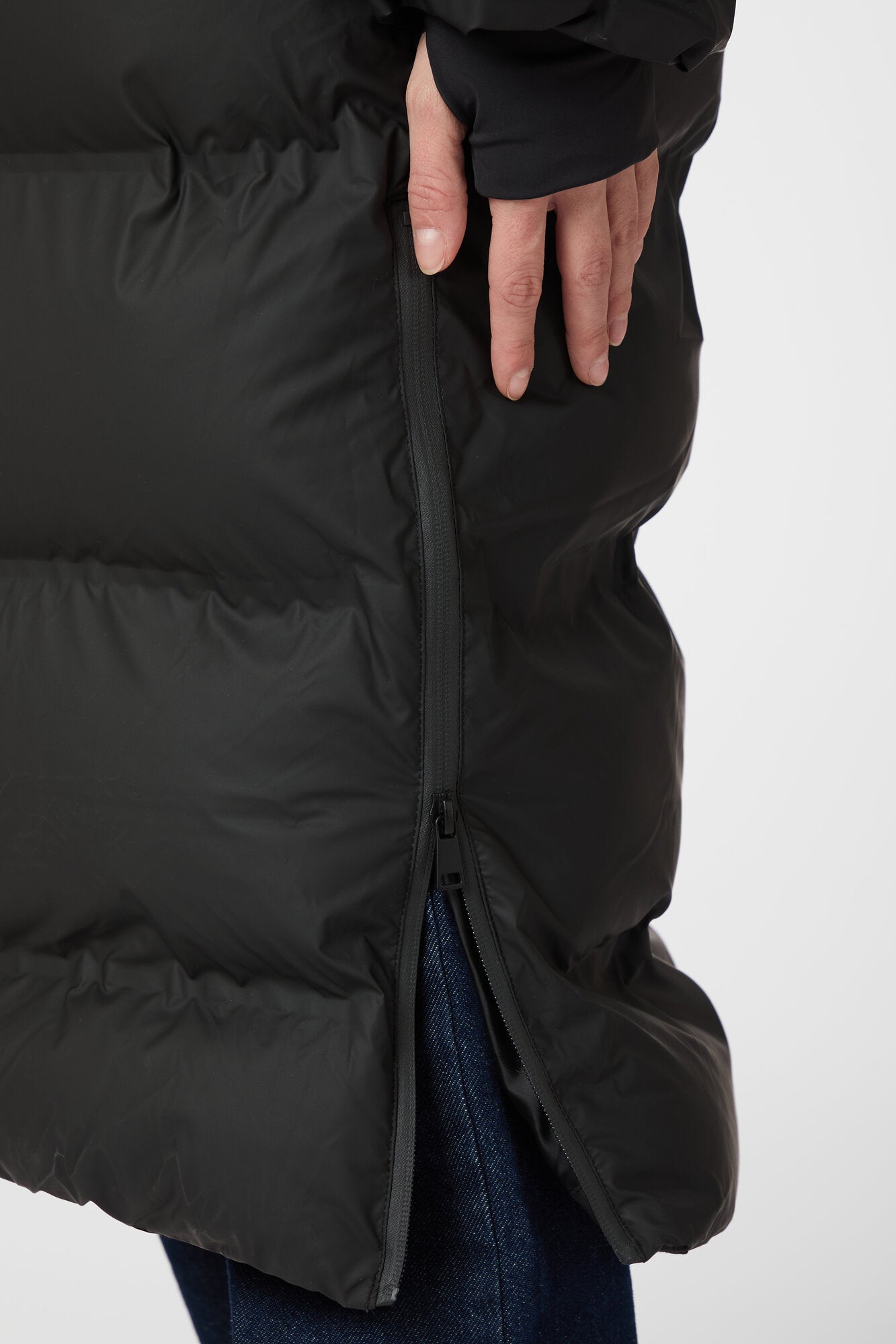 Viviana Puffer dunjakke - Sort