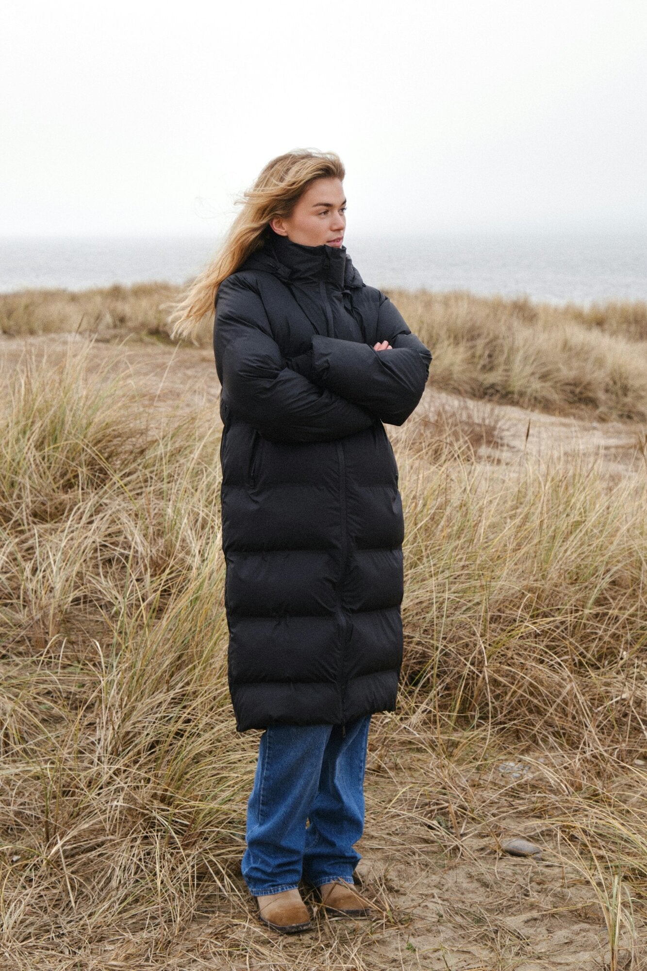 Viviana Puffer dunjakke - Sort