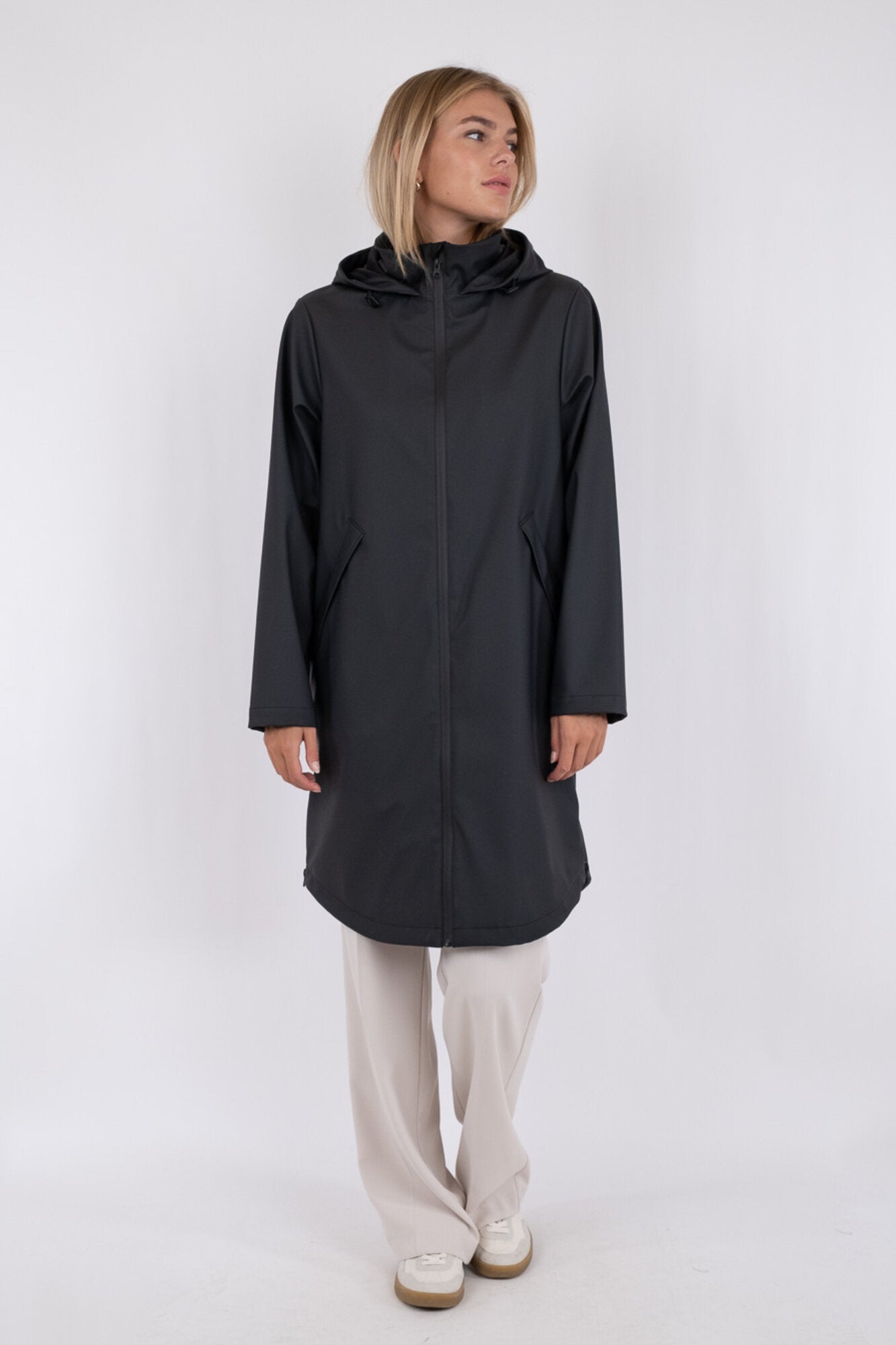 Rocco C regnjakke - Sort