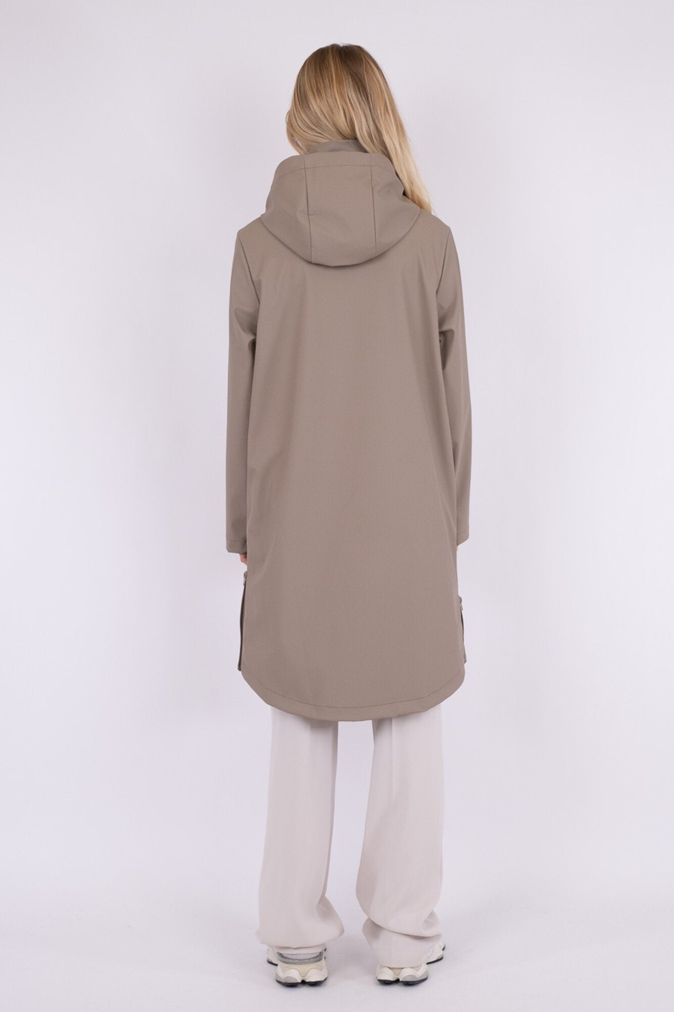 Rocco C regnjakke - Taupe