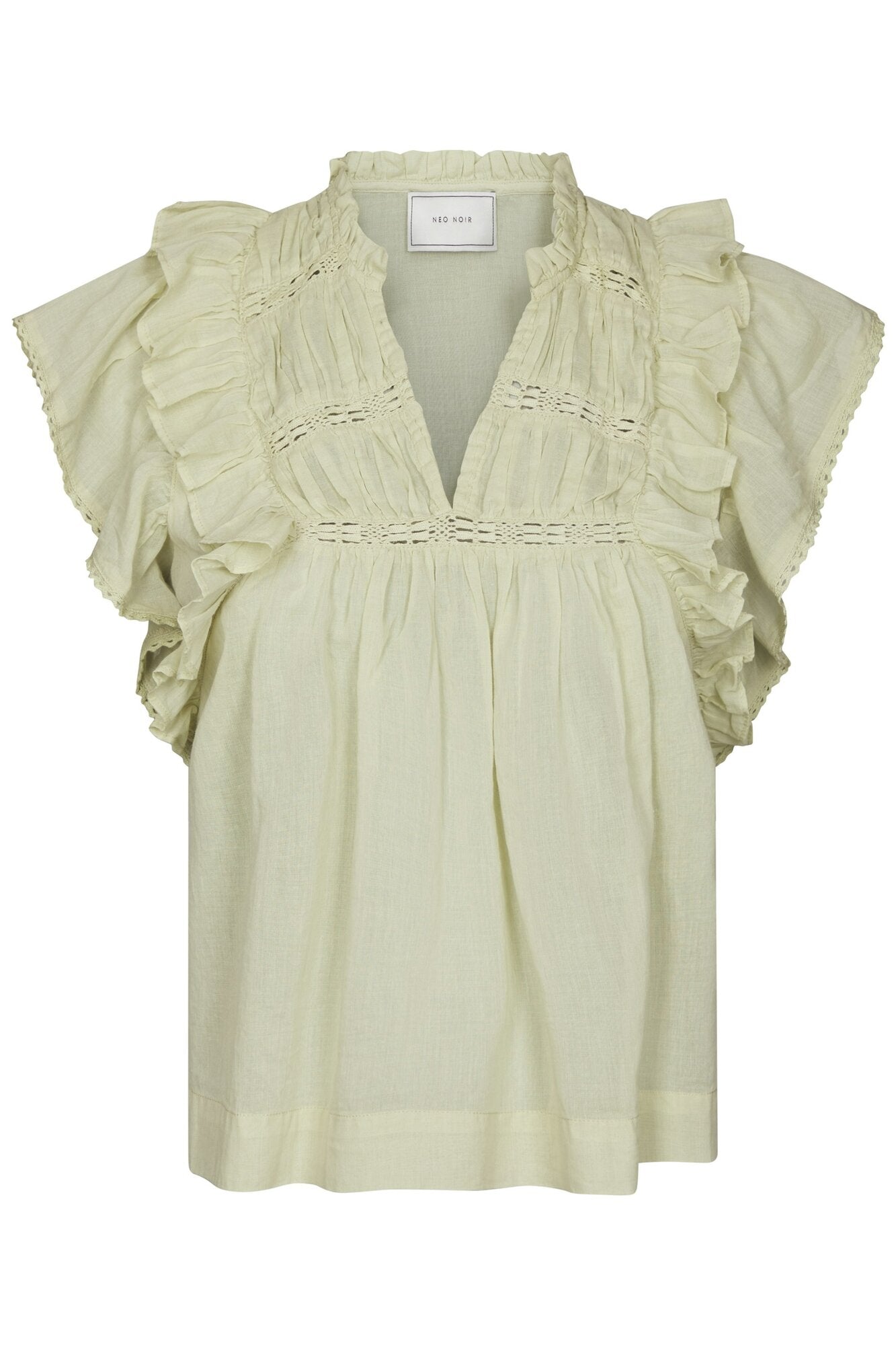 Jayla S Voile top - Pistachio