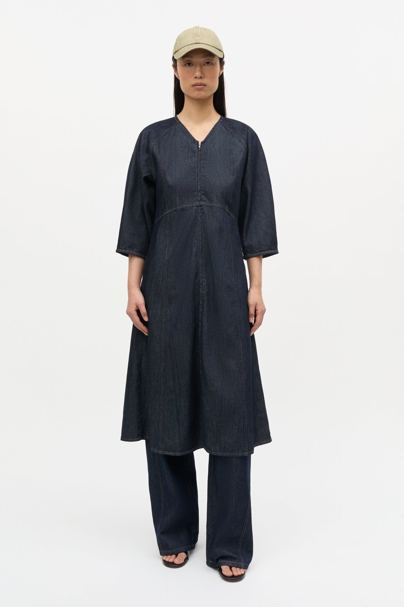 Cosy Gudrun denimkjole – Rinse
