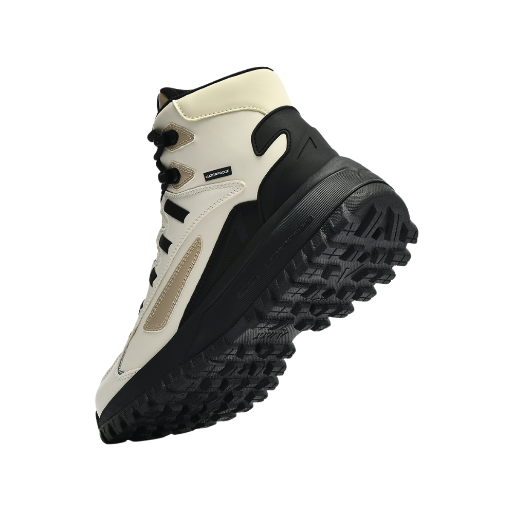 Apaze Hightop sneakers – Antique White Black