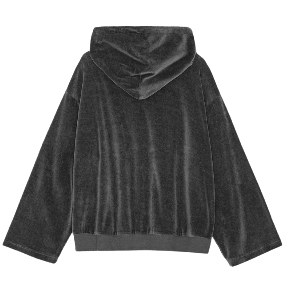 Cosmos Velvet hoodie - mørkegrå