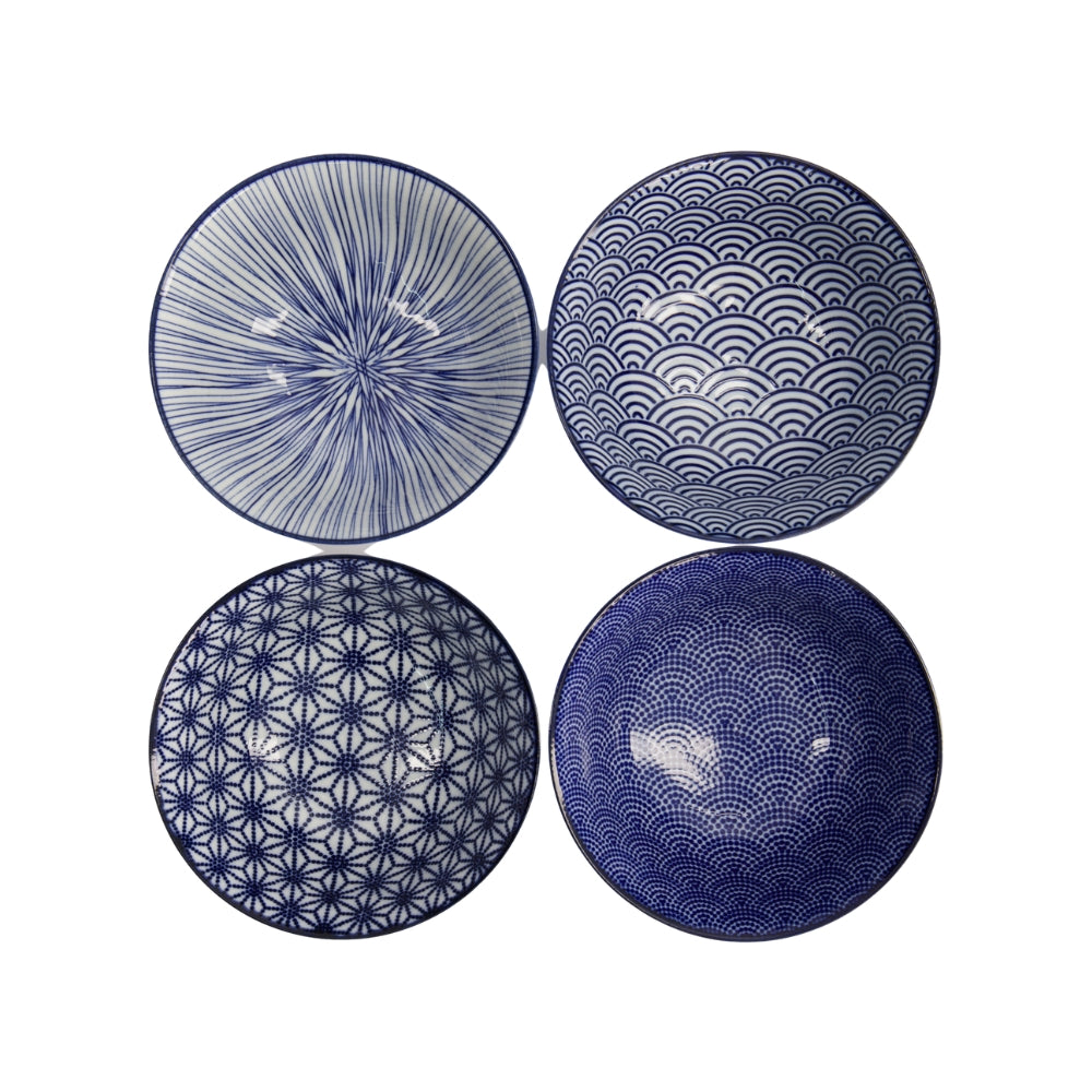 Nippon skåle, Blue Tayo - 4 stk.