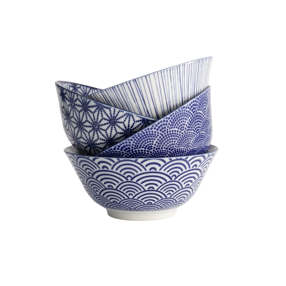 Nippon skåle, Blue Tayo - 4 stk.