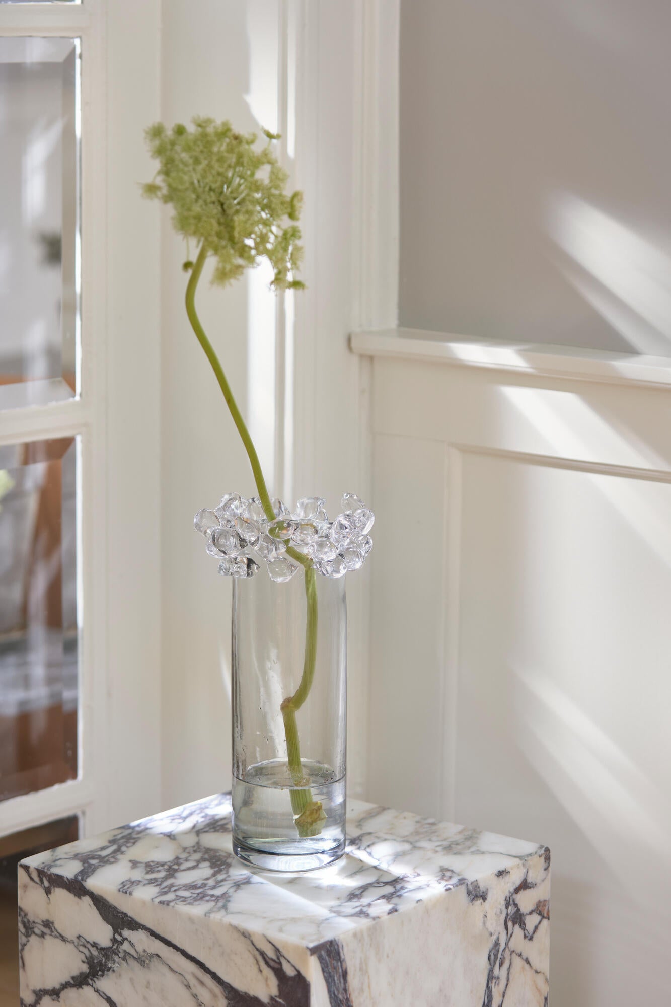Glas vase - H28 cm