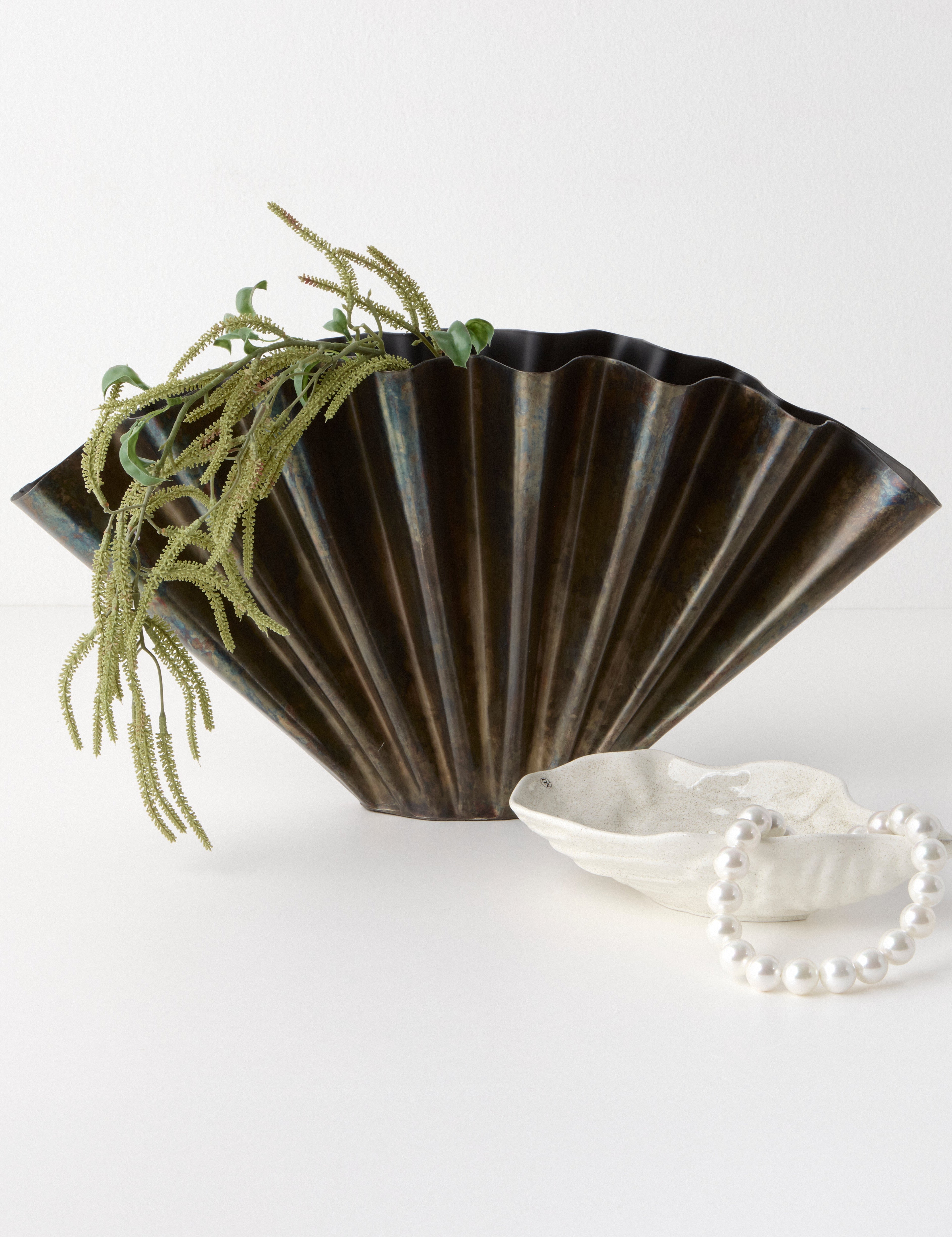 Flood vase, Antik brun - H30 cm