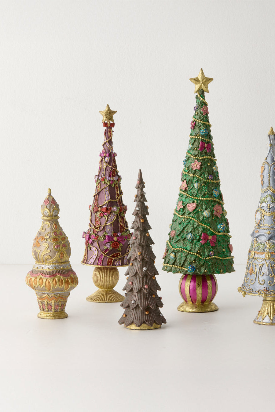 Juletræ, brun - H27 cm