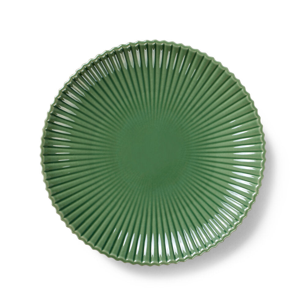 Samsurium middagstallerken - grøn