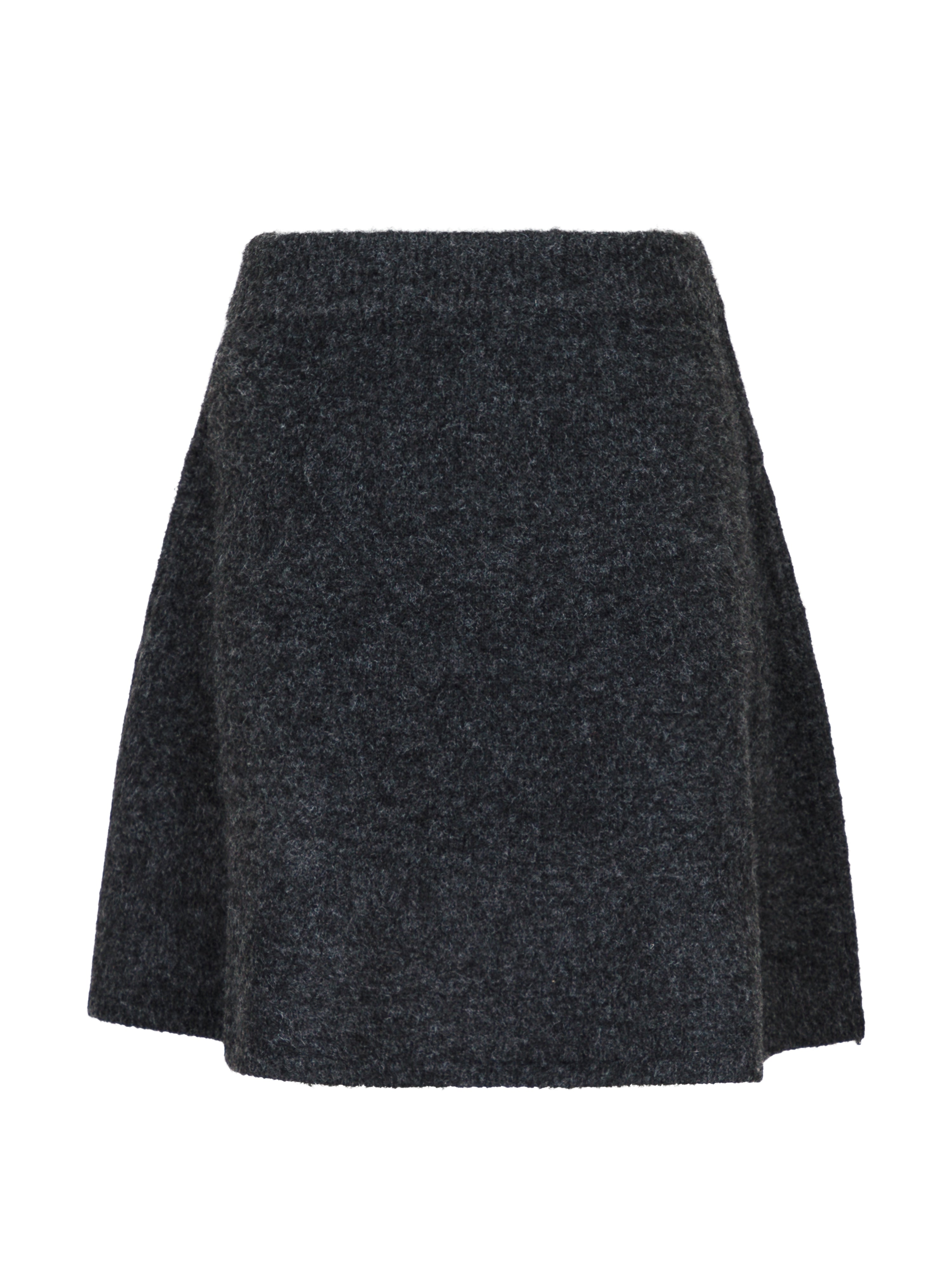 Gisa strikket nederdel - Antracit