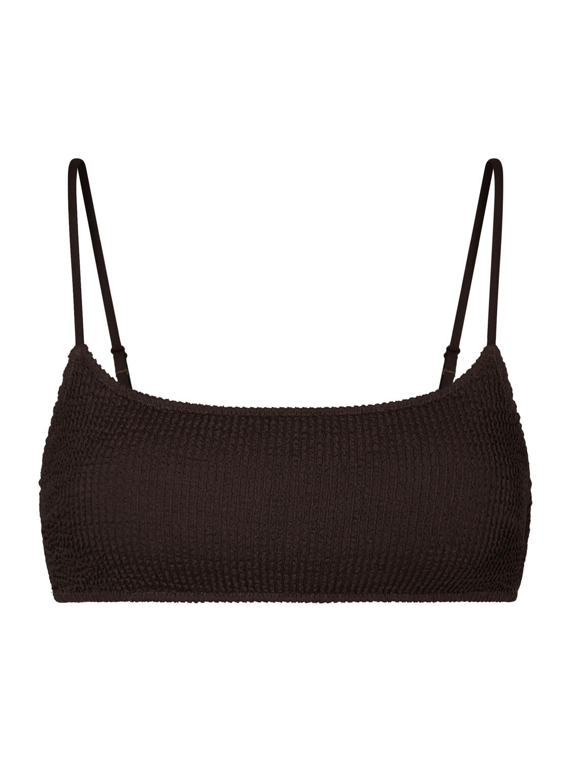 Skin Sand Crepe bikinitop - mørkebrun