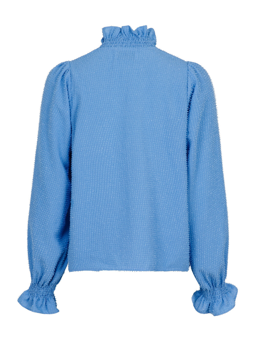 Brielle Glitter bluse - Dusty Blue