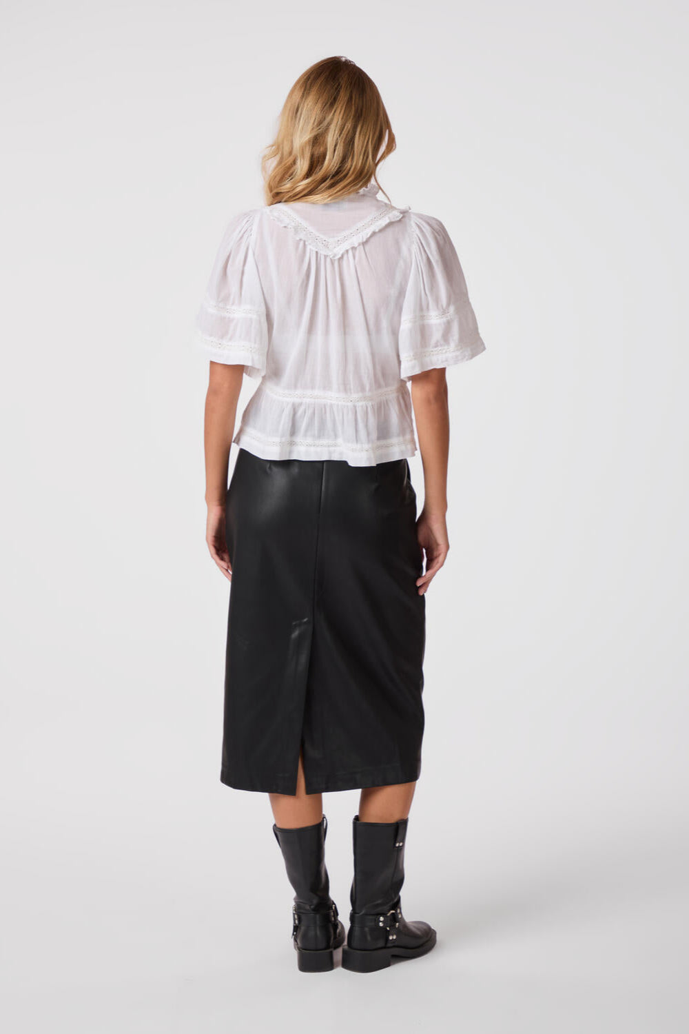 Evienne S Voile top - hvid