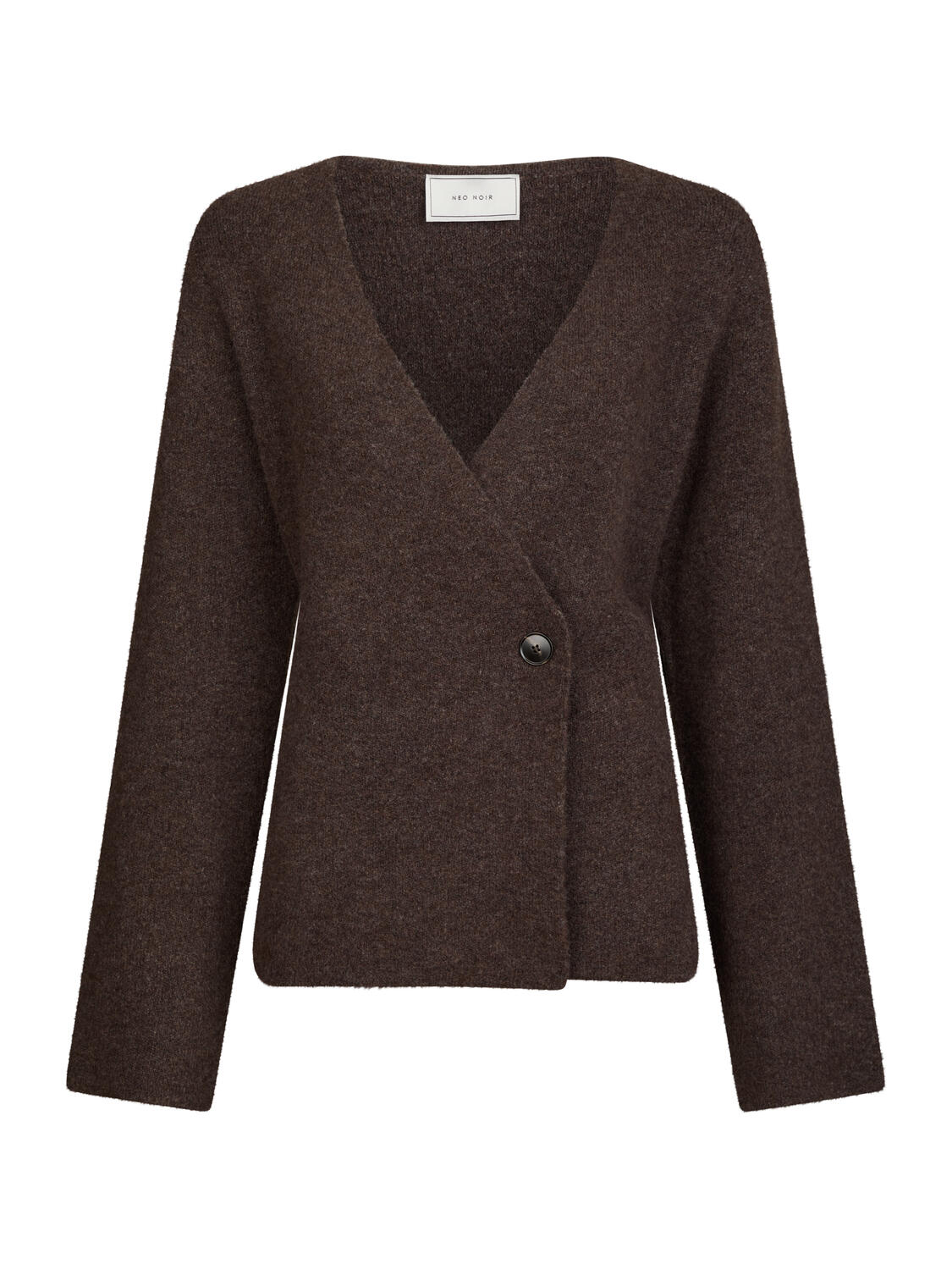 Marie Louise cardigan - Brown Melange