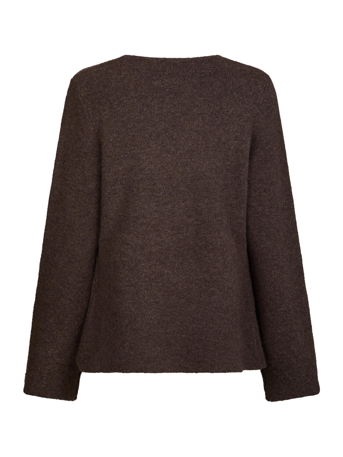Marie Louise cardigan - Brown Melange
