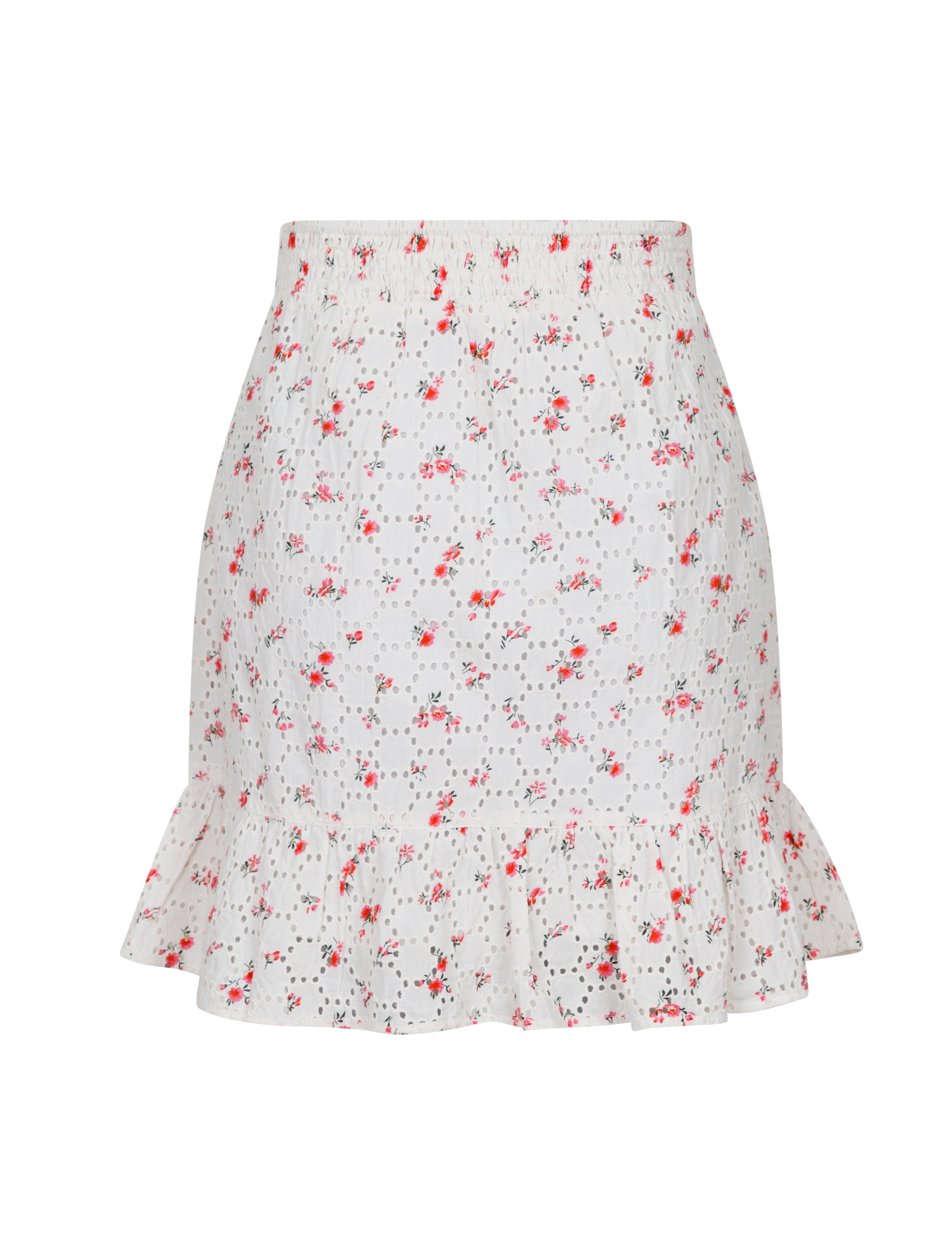 Bekka Embroidery Rose nederdel - pink