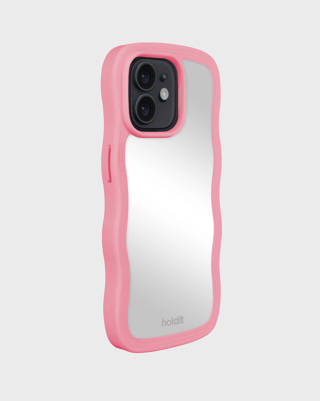 Wavy iPhone cover - Rouge Pink/Mirror