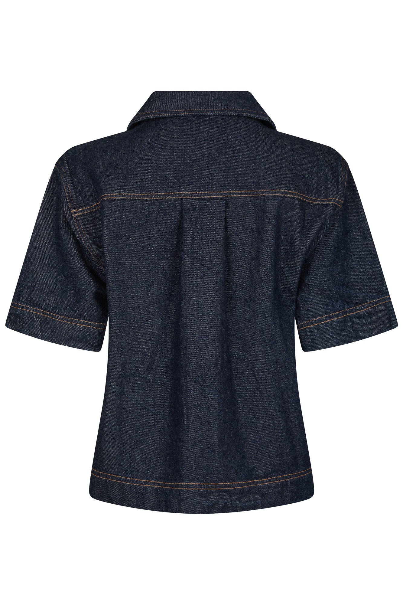 Tiki denimskjorte - mørkeblå