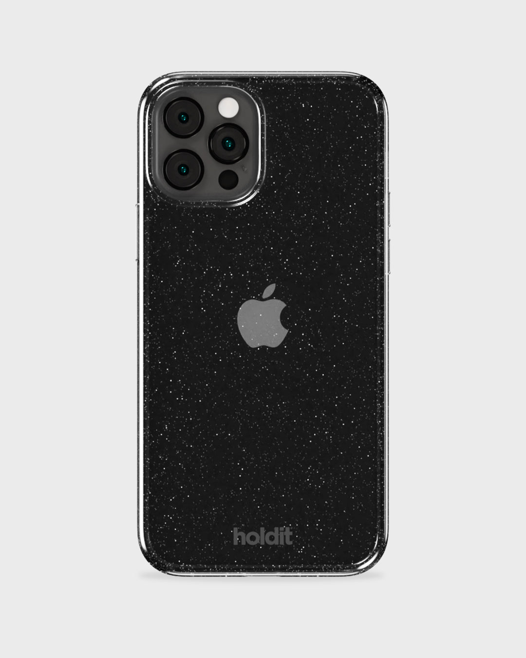 Glitter iPhone cover - sort