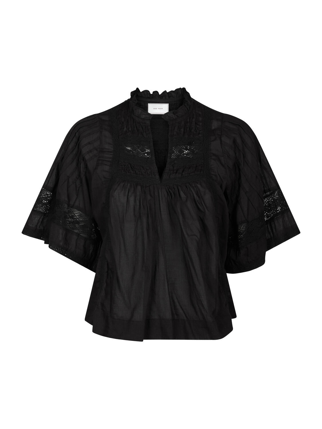 Siama S Voile top - sort