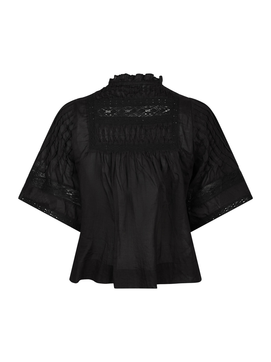 Siama S Voile top - sort