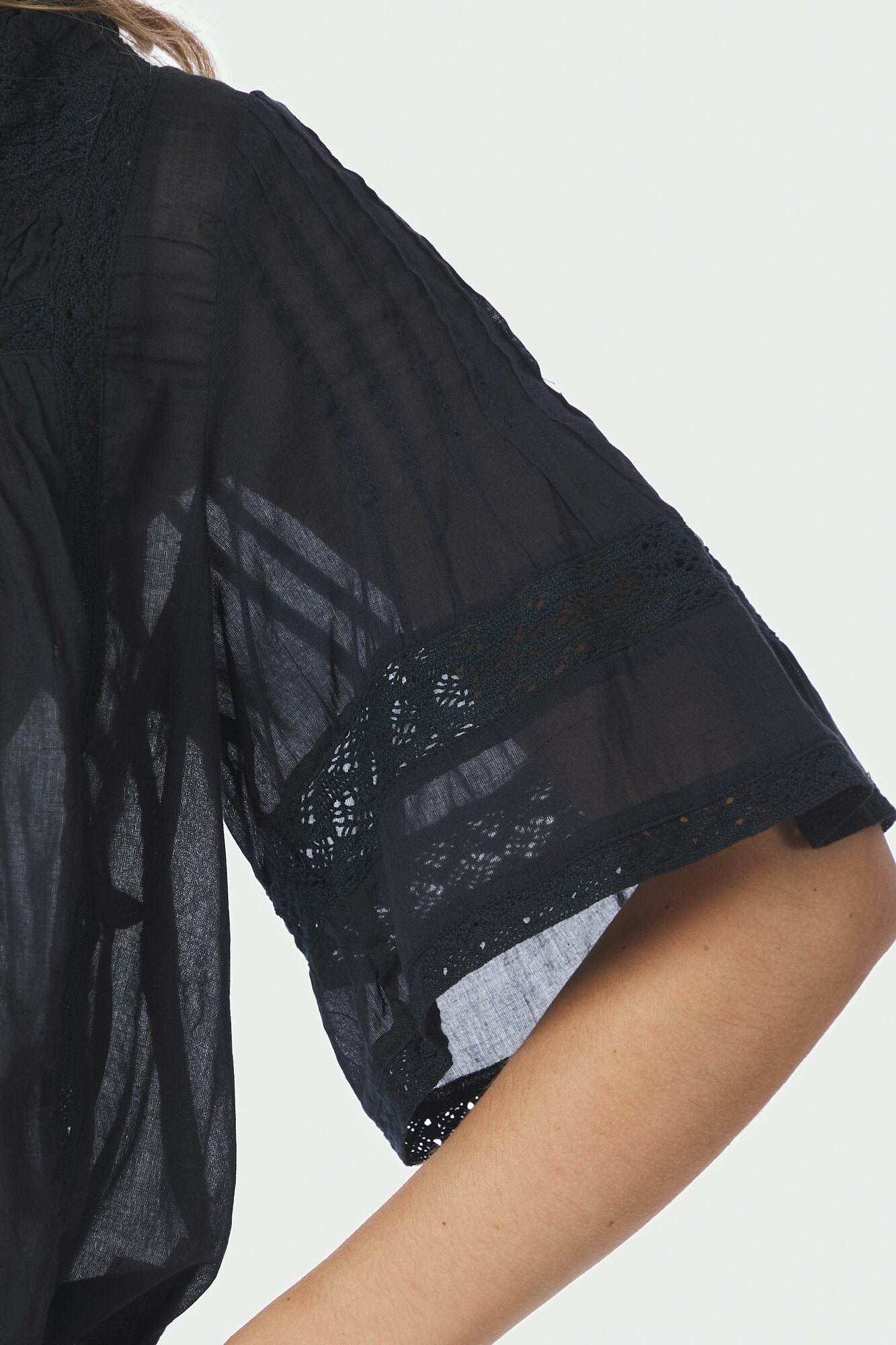 Siama S Voile top - Navy