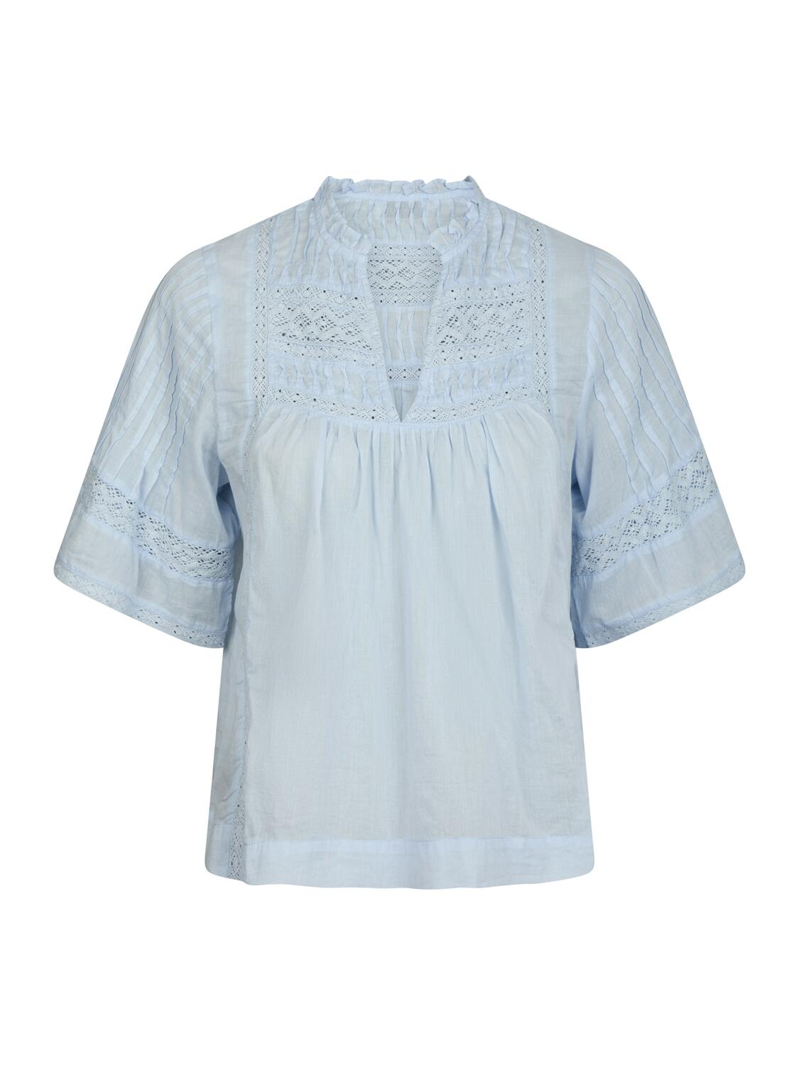 Siama S Voile top - lyseblå