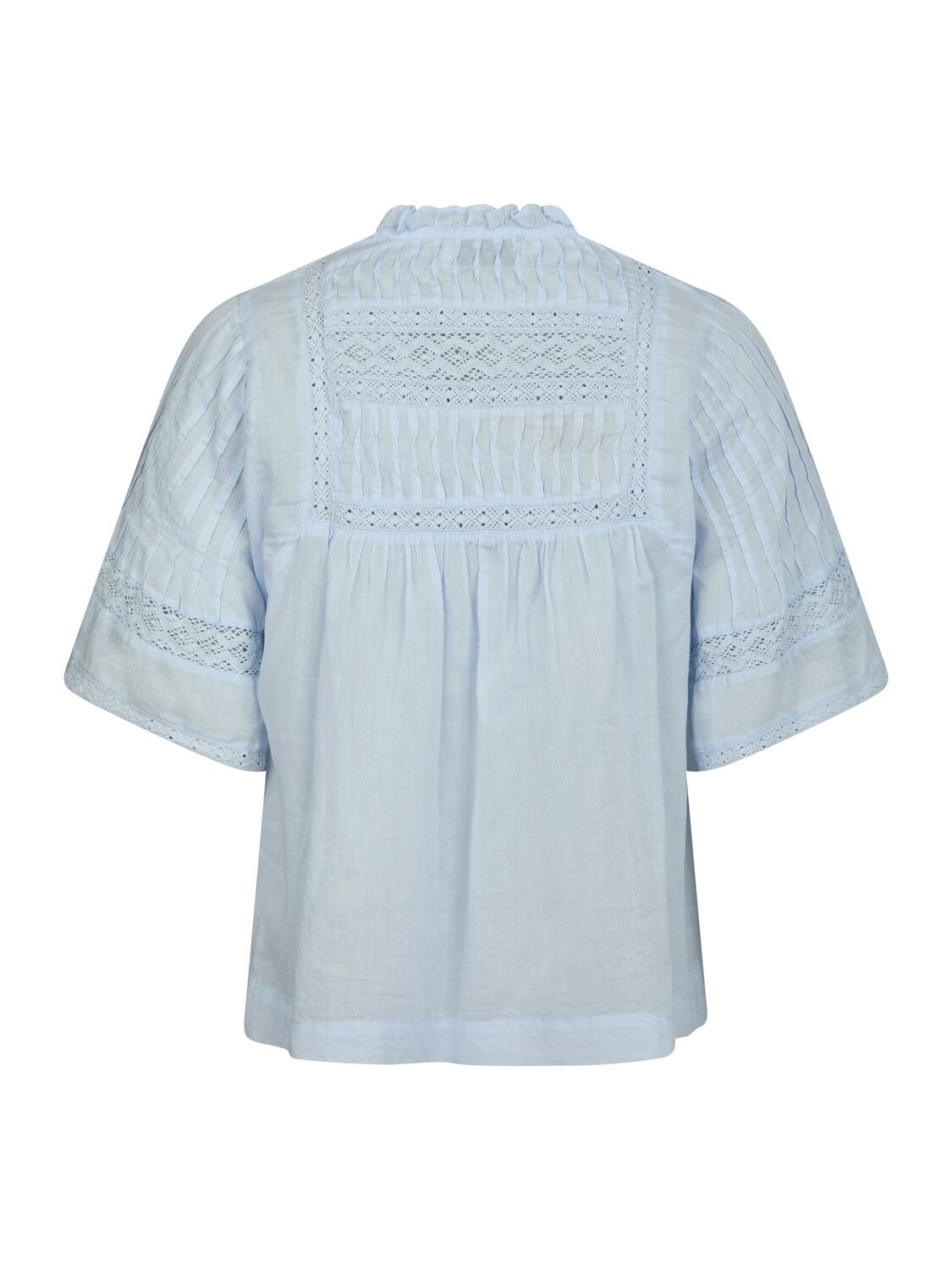 Siama S Voile top - lyseblå