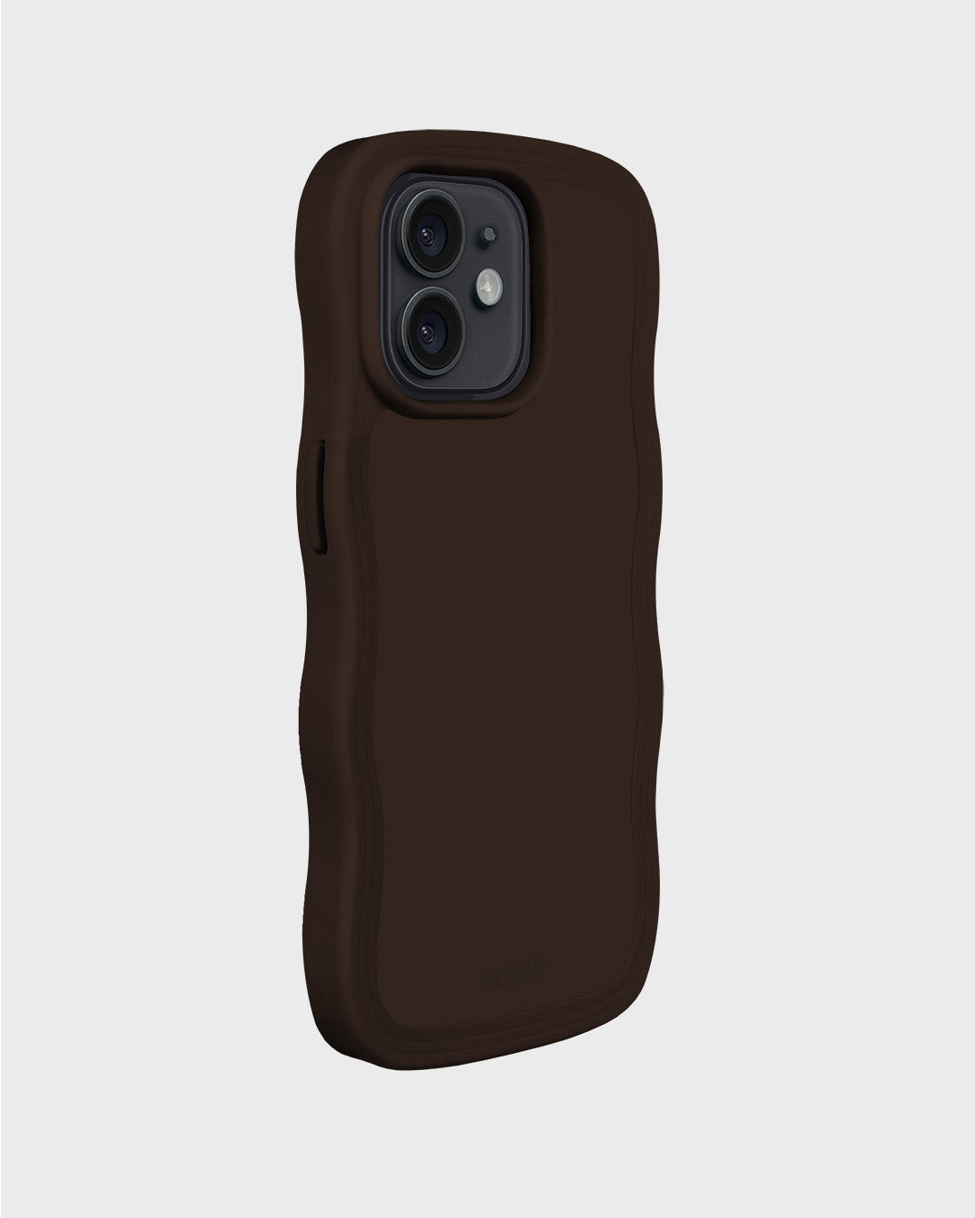 Wavy iPhone cover - Chocolate