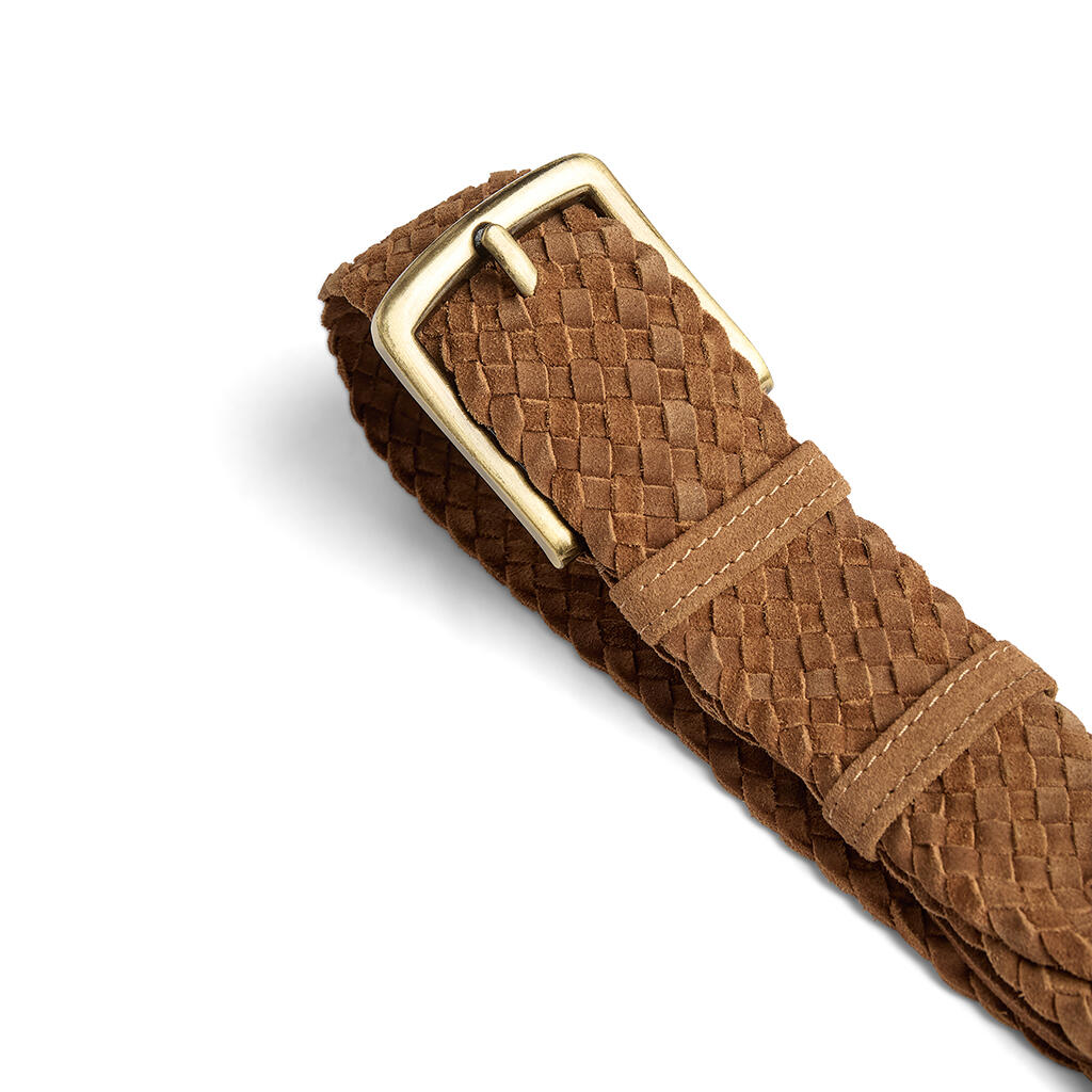 Jeans bælte - Cognac