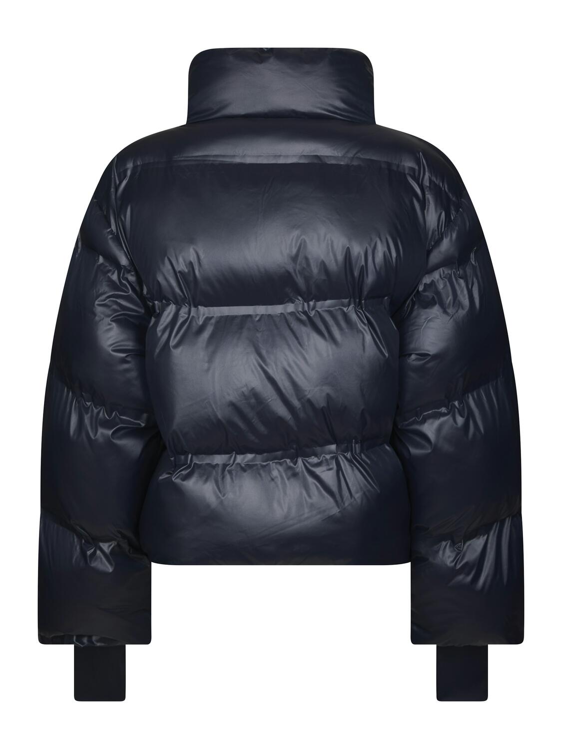 Rhea Shiny Puffer dunjakke – Navy