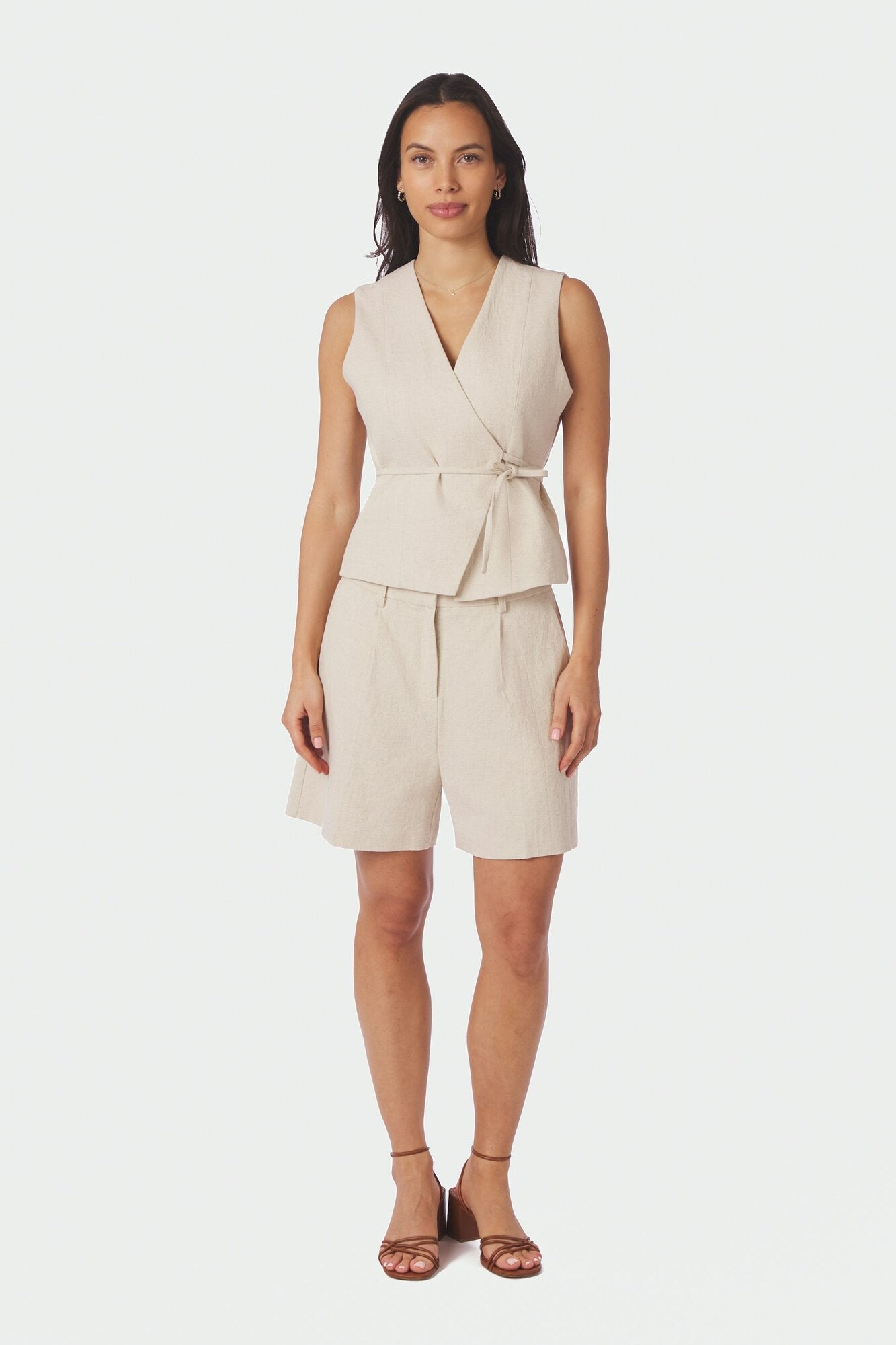 Samara Ramie vest - Natural