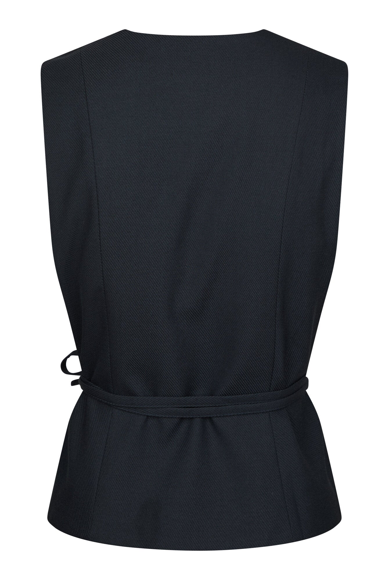 Samara Melange vest - mørkeblå
