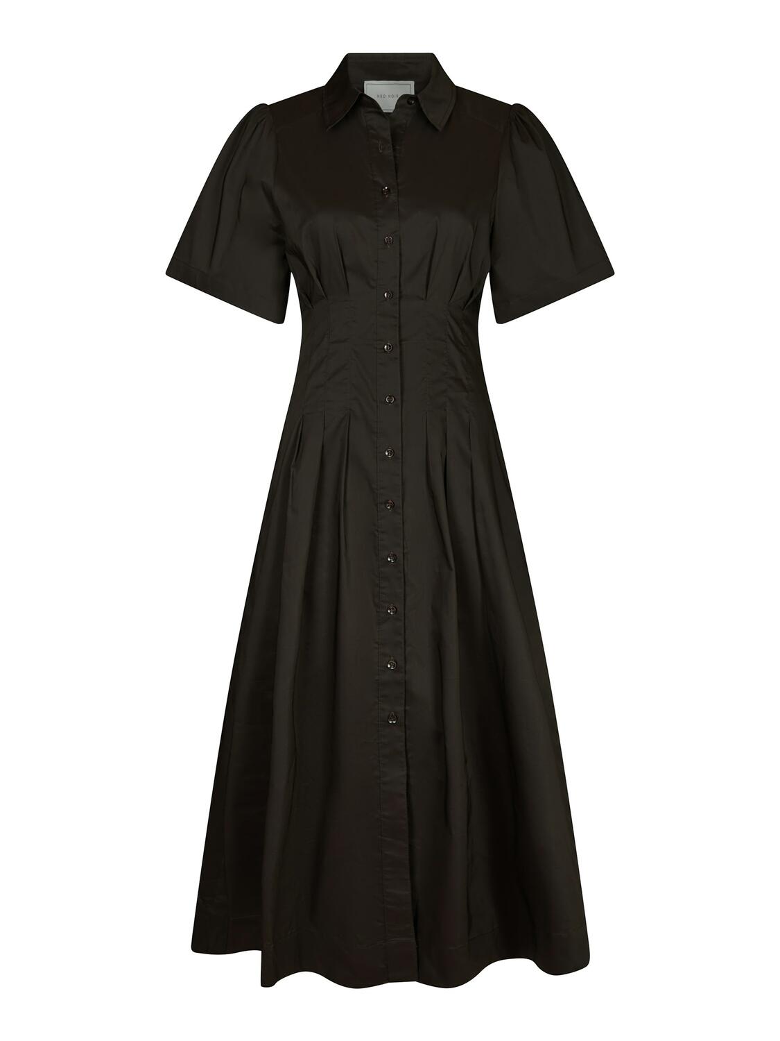 Baia Poplin kjole - Chocolate Brown