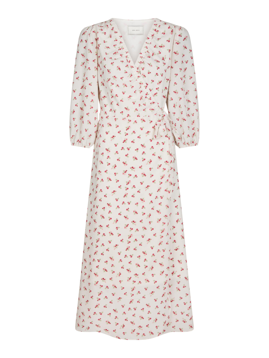 Malinga Simple Flower kjole - rød