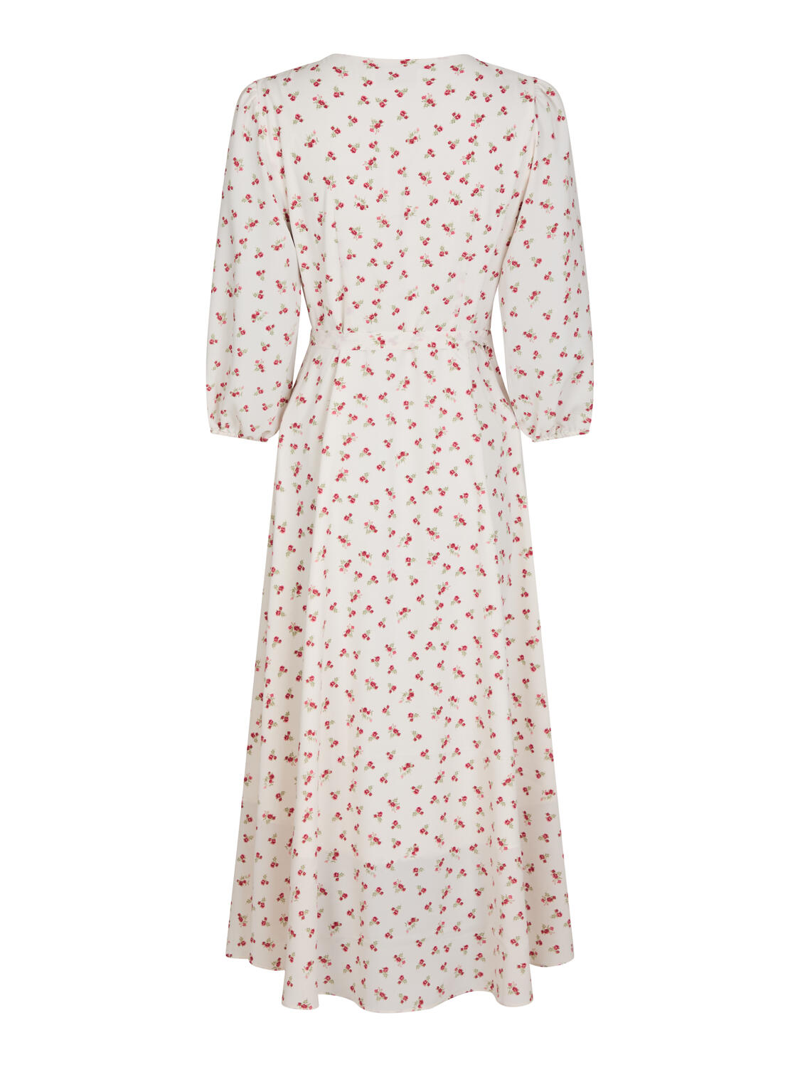 Malinga Simple Flower kjole - rød