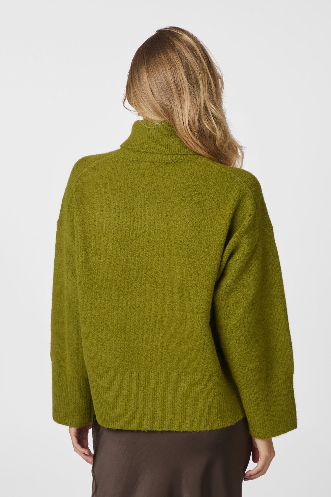 Naline striktrøje - Sage Green