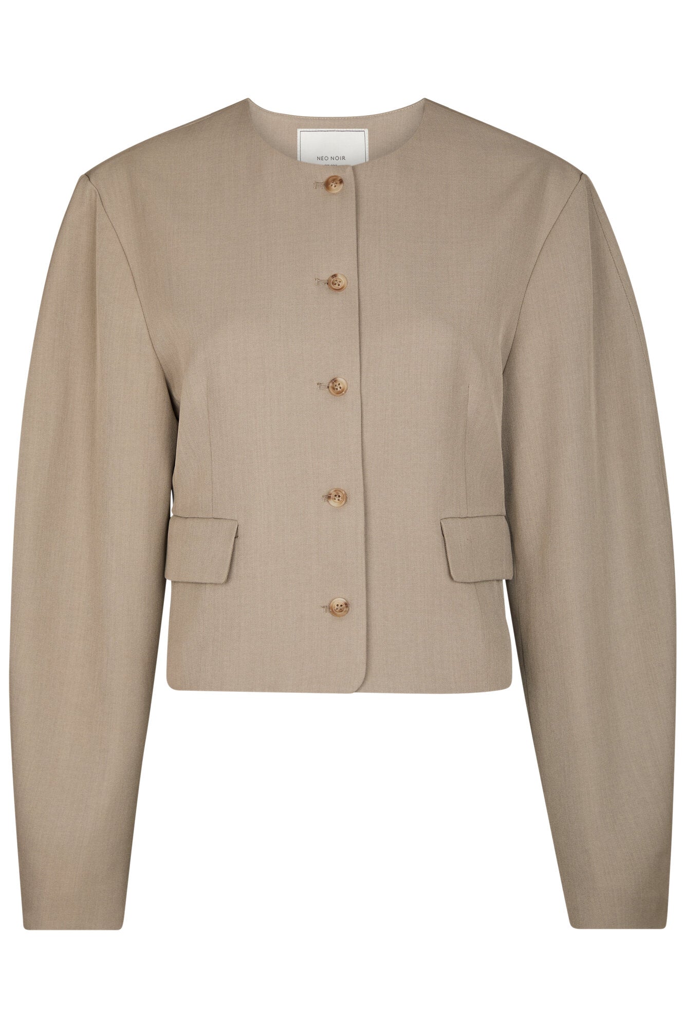 Aranti Structure Curve jakke - Warm Grey