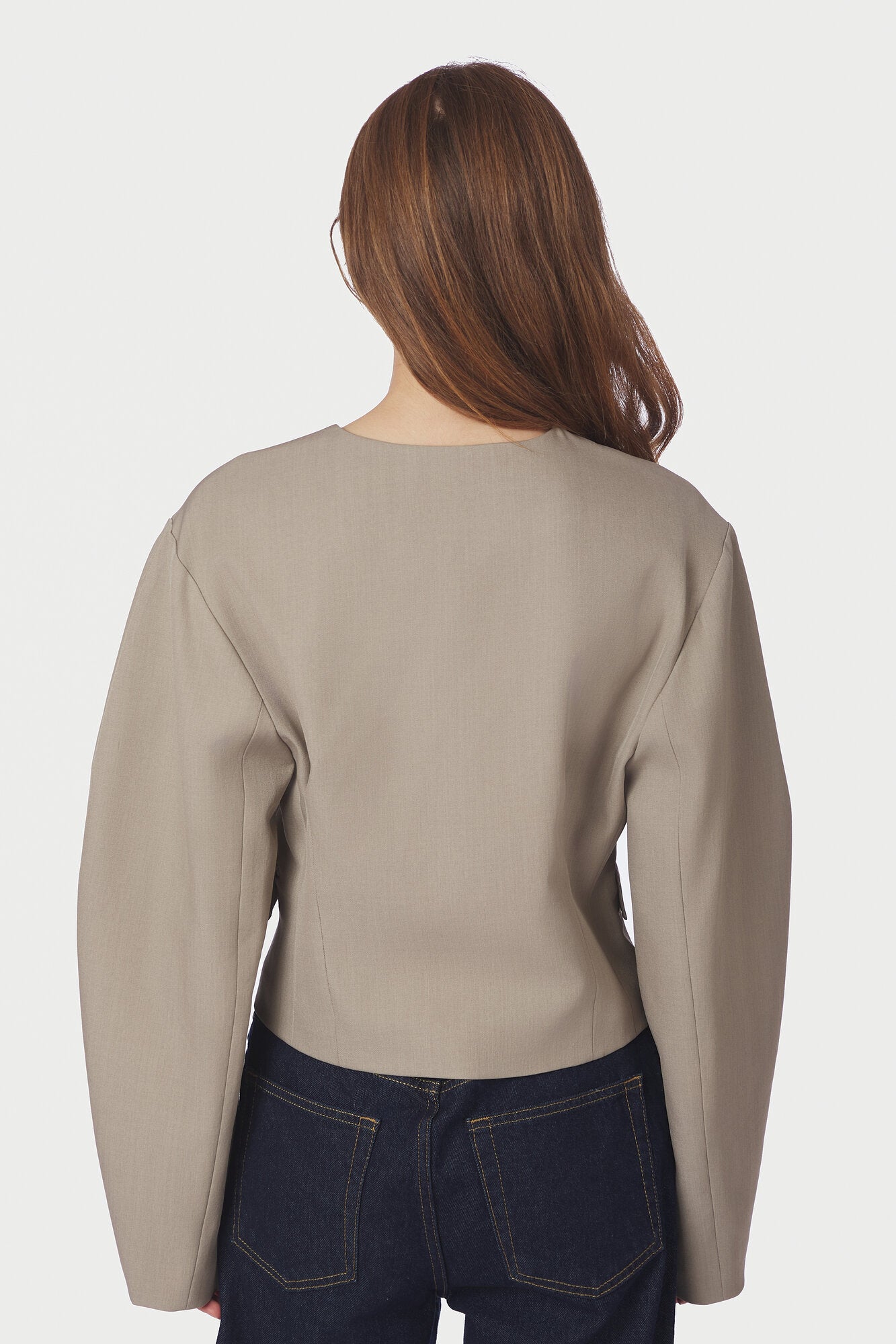 Aranti Structure Curve jakke - Warm Grey