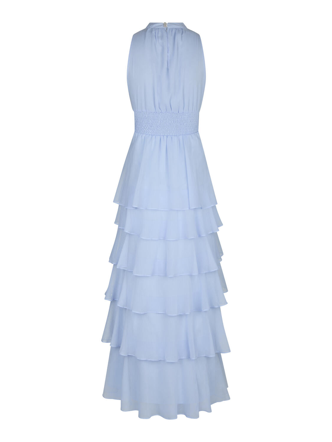 Marli Solid Chiffon kjole - lyseblå
