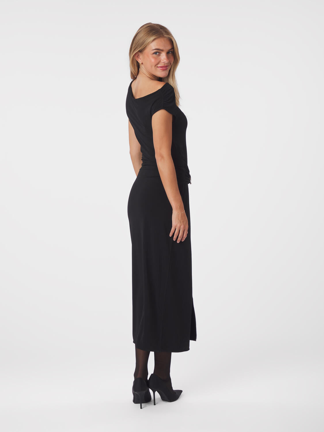 Minja Drapy kjole - sort