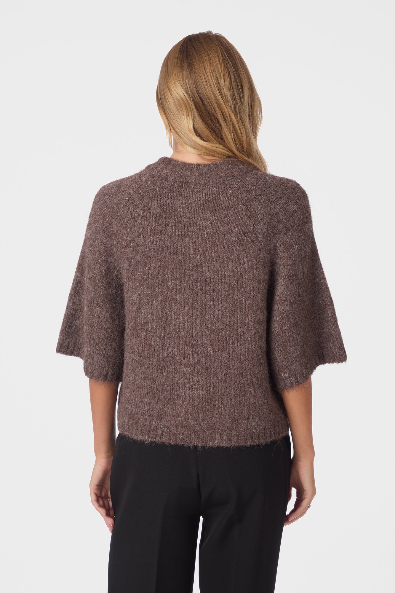 Benuta Fluffy cardigan - lysebrun