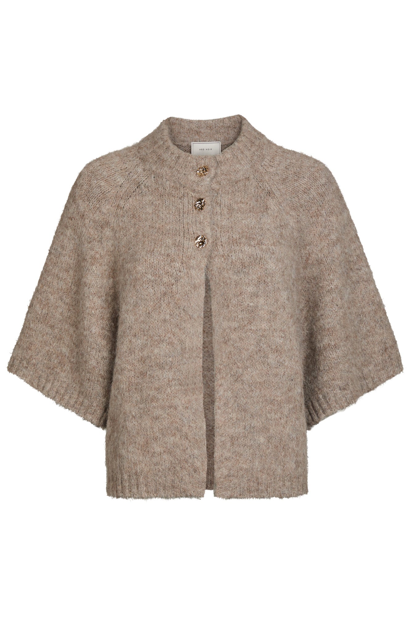 Benuta Fluffy cardigan - Beige Melange